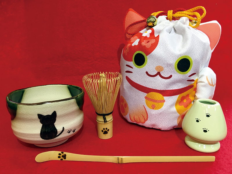 【特別賞】お茶器セット 猫のいっぷくセット(野点セット)1名様