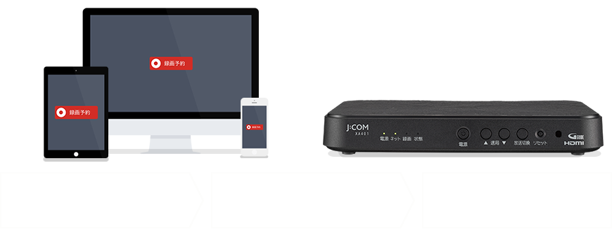 対象：J:COM LINK / Smart J:COM Box / Smart TV Box