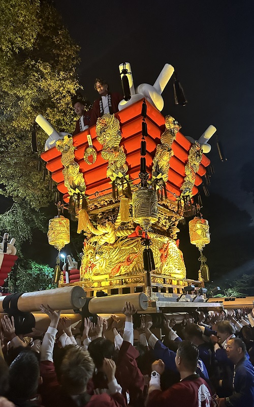 生駒山に秋の訪れを告げる 「枚岡神社秋郷祭」