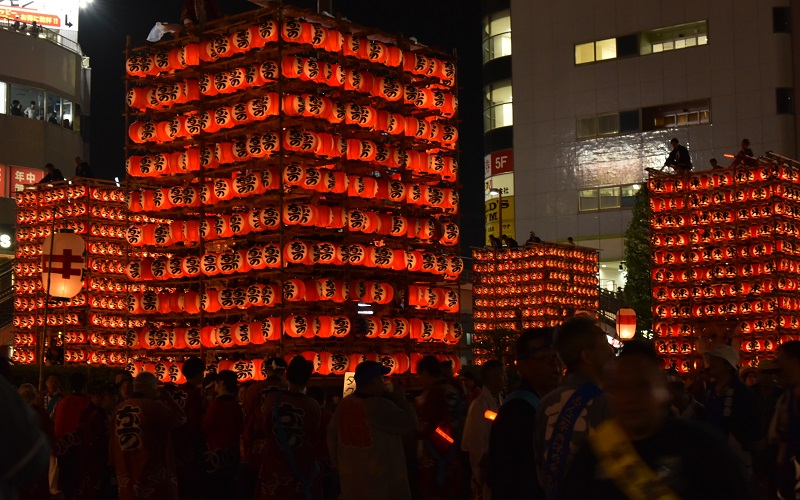 埼玉の祭り！久喜提燈祭り「天王様」