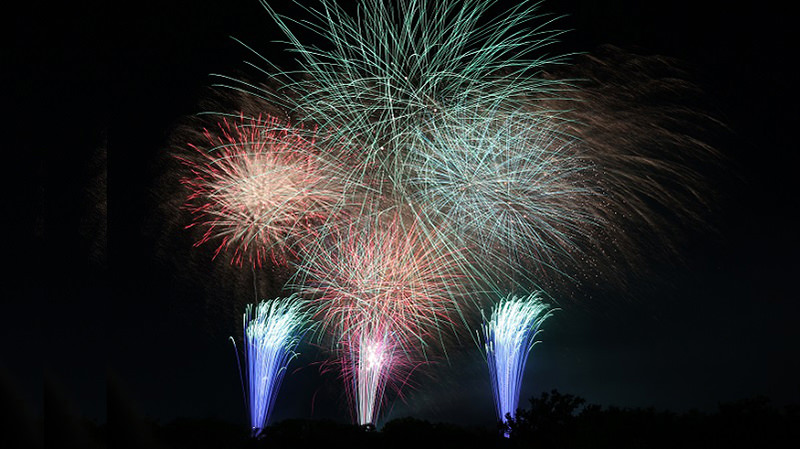 前日は「打ち上げ花火」