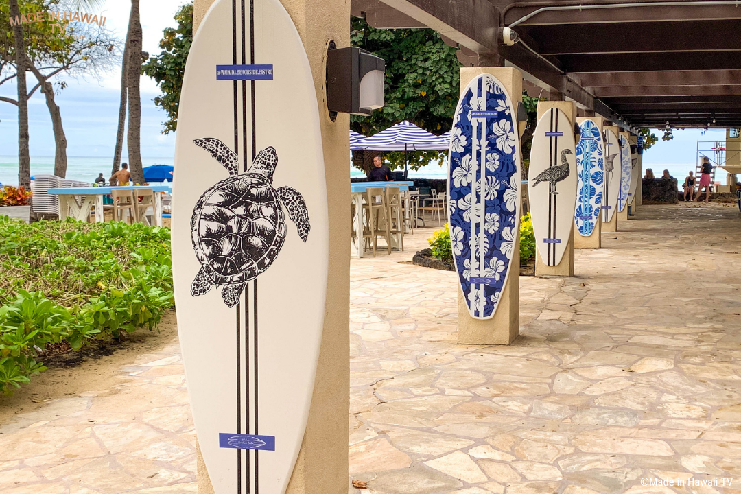 サーフボードのオブジェ