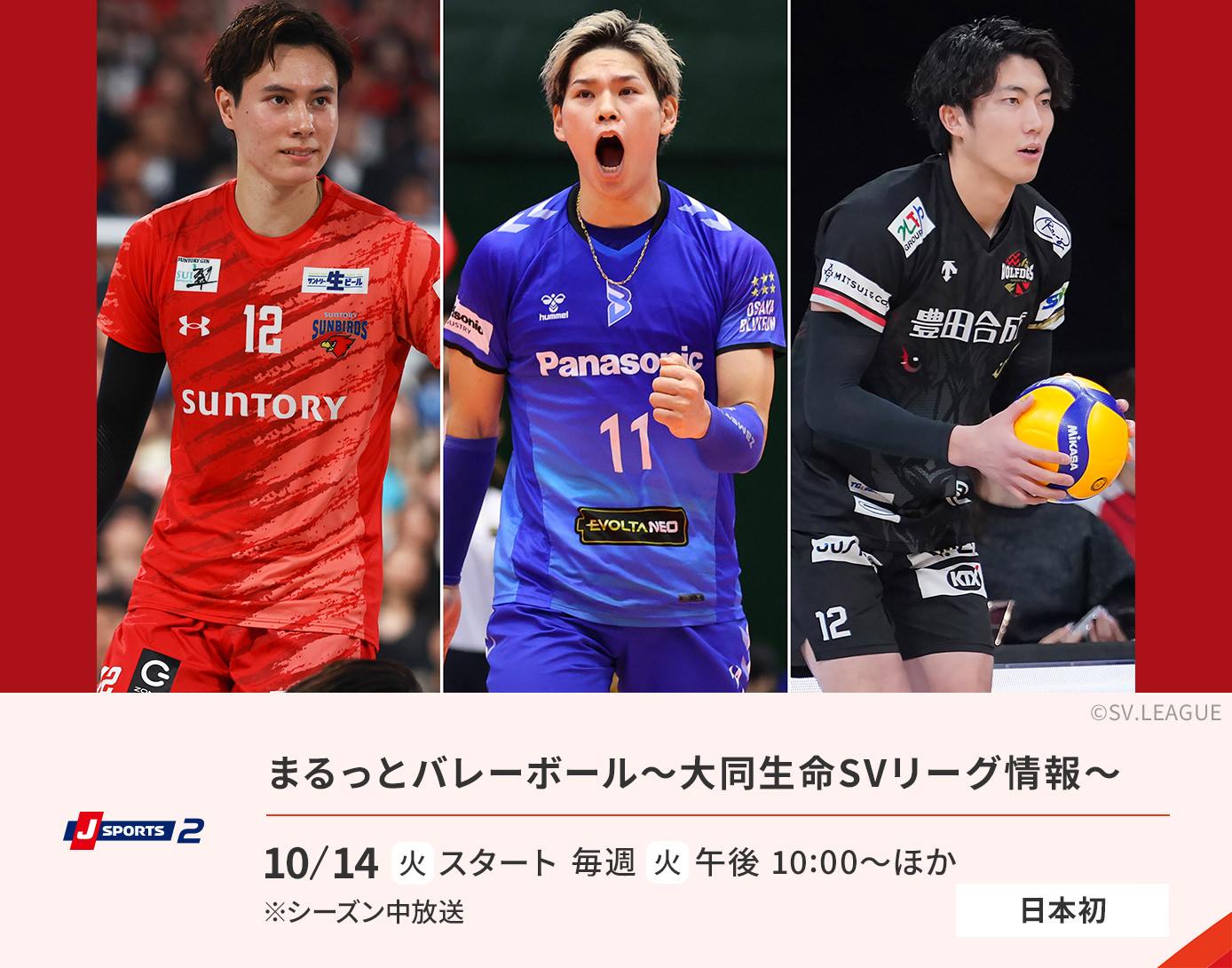 まるっとバレーボール～大同生命SVリーグ情報～