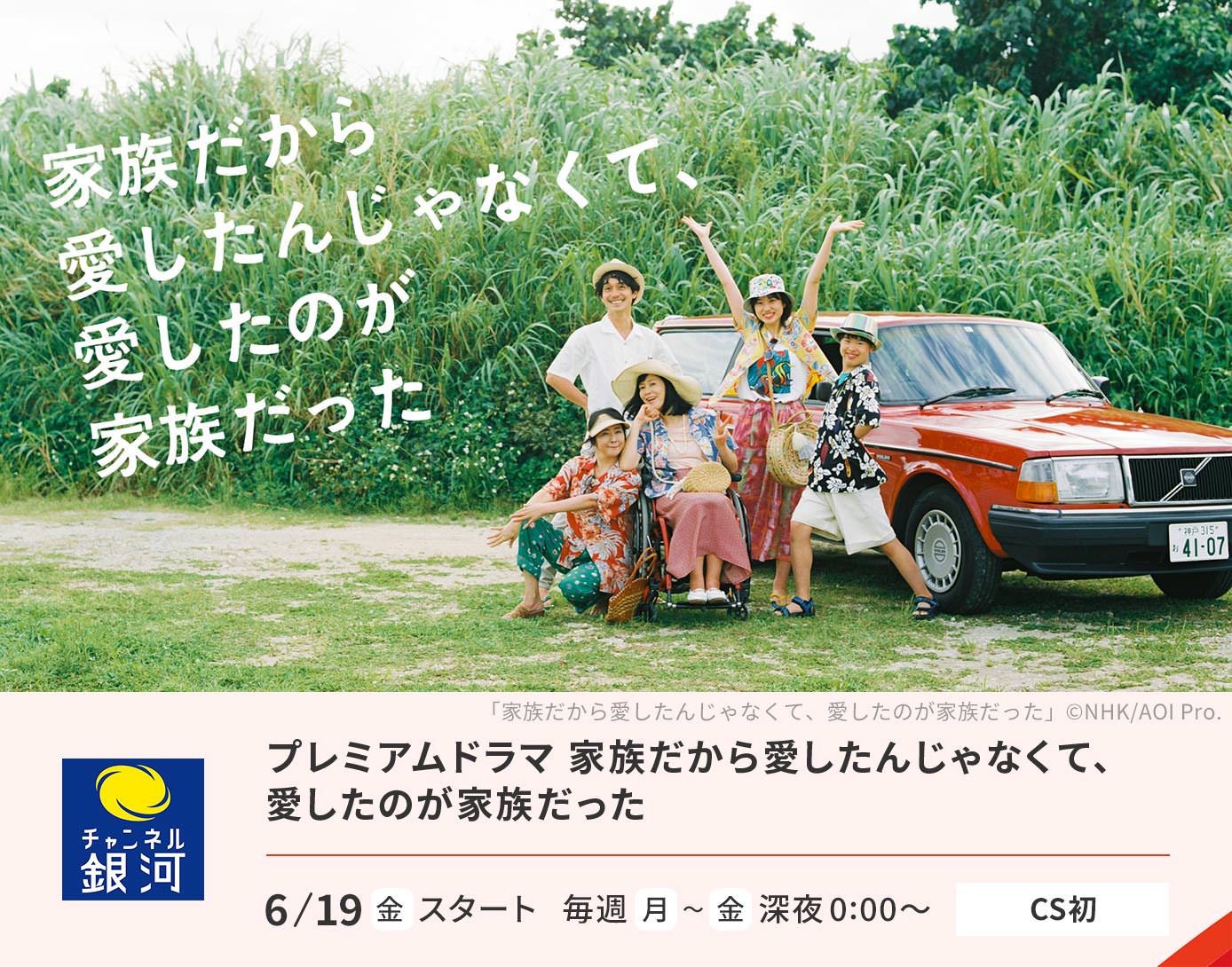 プレミアムドラマ 家族だから愛したんじゃなくて、愛したのが家族だった
